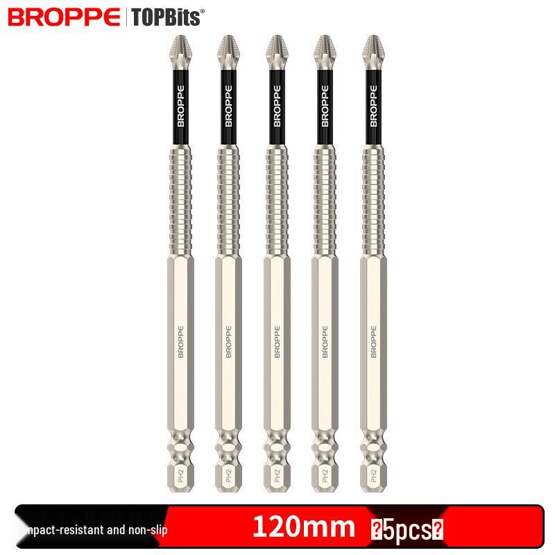 Ударопрочный Магнитный Противоскользящий Набор Бит для Электрической Отвертки и Ударного Гайковерта