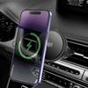 25 Вт Магнитное автомобильное беспроводное зарядное устройство QI2.2 и держатель для телефона с охлаждением, совместимое с MagSafe
