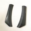 Pair ABS Glossy Carbon Fiber Look Rear Bumper Lip Splitter Protector Universal