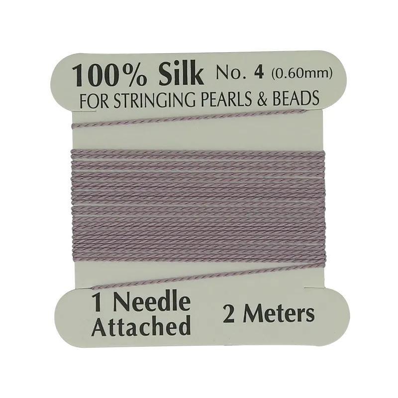 Silk Thread for Jewelry Making 0.6mm 2 Meters Multicolor Tear-Resistant Cord for Women DIY Bracelet Necklace Hobby Crafts