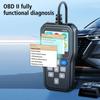 YM319 Автомобильный диагностический инструмент Проверка системы двигателя OBD2 Сканер Многоязычный считыватель кодов Тестер аккумулятора Очистка/Удаление кодов