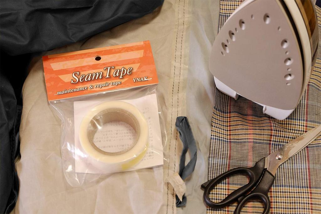 YNAK Прочная лента для швов для ремонта дождевиков и инструкция в комплекте Широкая x 20 м Термоклеевая Палатки, Рюкзаки, Брезенты, Простыни, Обслуживание, (25 мм длиной)