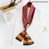 Women's Narrow Imitation Silk Scarf