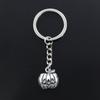 Fashion Keychain 20x18mm Pumpkin Jack Lantern Halloween Silver Color Pendants DIY Men Jewelry Car Key Chain Ring Holder Gift
