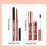 Набор из 2-х карандашей для губ и блеска для губ. Набор нелипкой матовой помады.