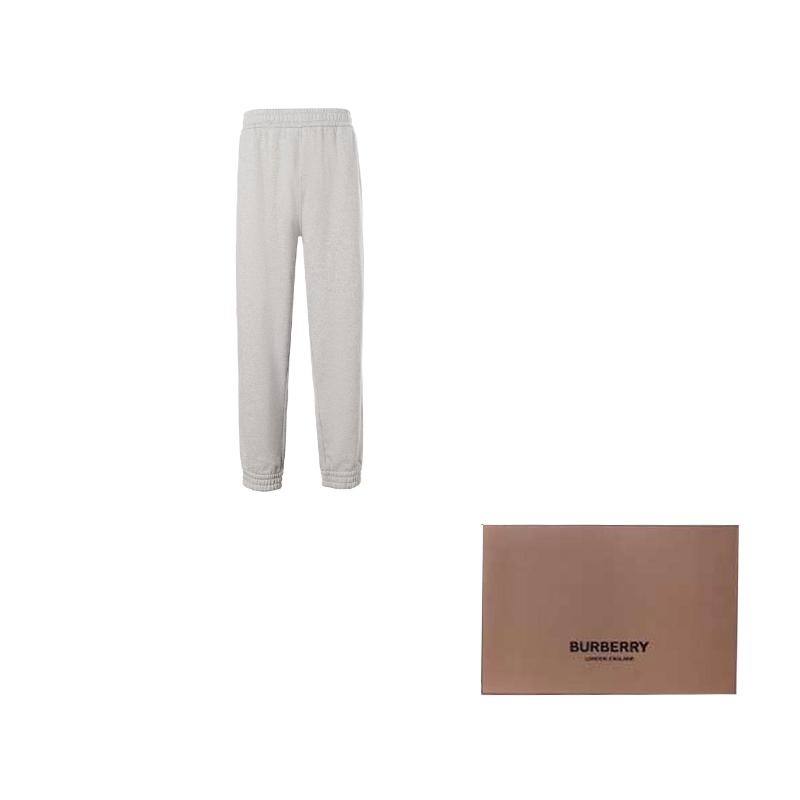 Burberry Knitted Sweatpants Men's Light Gray 80530191
