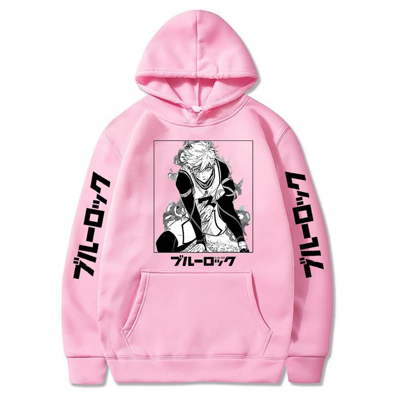 Аниме BLUE LOCK Осень Зима Мужские Худи Мальчики Харадзюку Девушки Пуловер Причудливый Музыкальный Подарок Свободный Удобный Свитшот