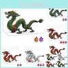 Mythical Dragon Sculpture Pvc Figurine For Home Collection And Giftgiving