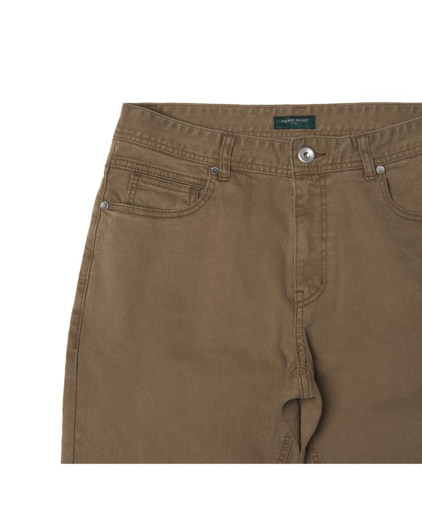 PRODESHIRT Bordeaux Dyed Denim Pants (Brown)