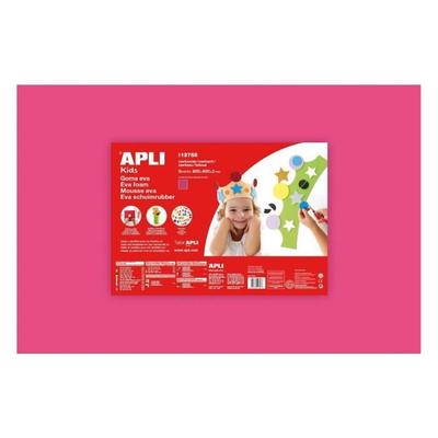 Apli 1 лист резиновой пены - Розовый