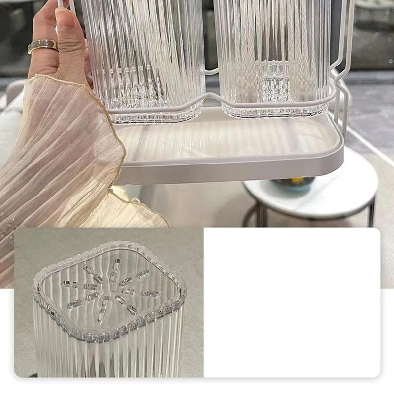 Подставка для кухонных столовых приборов, настольная сушилка для столовых приборов, роскошная подставка для хранения столовых приборов Nordic Light, держатель для вилок и ложек, органайзер для столовых приборов