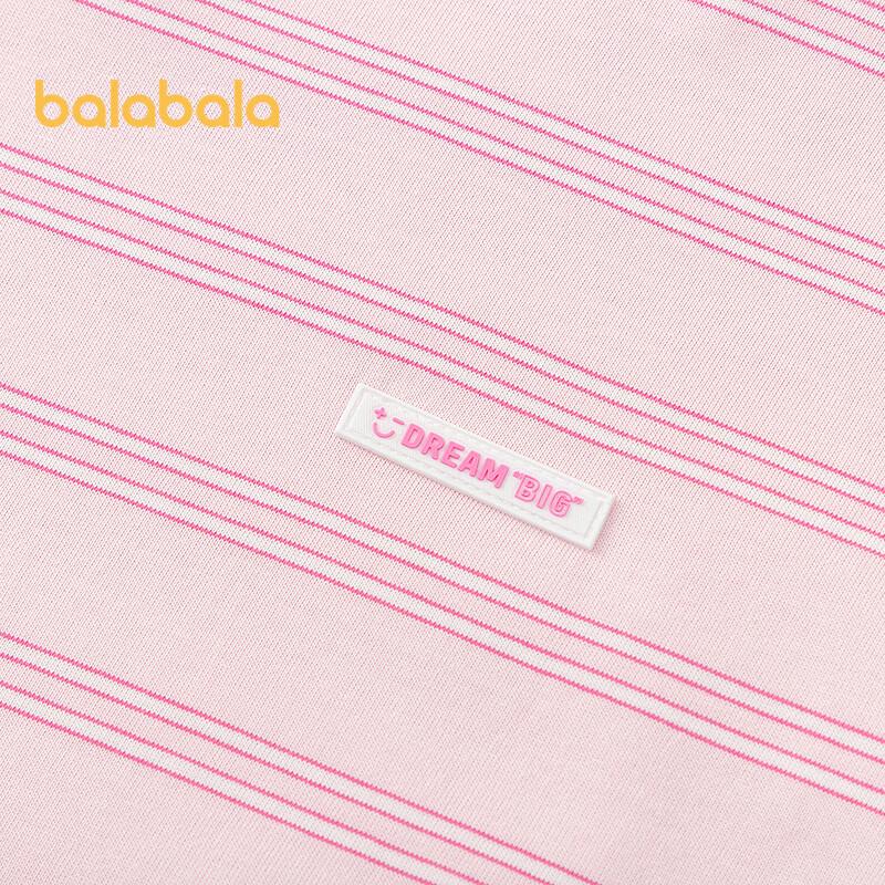 Унисекс полосатая футболка с длинным рукавом Balabala
