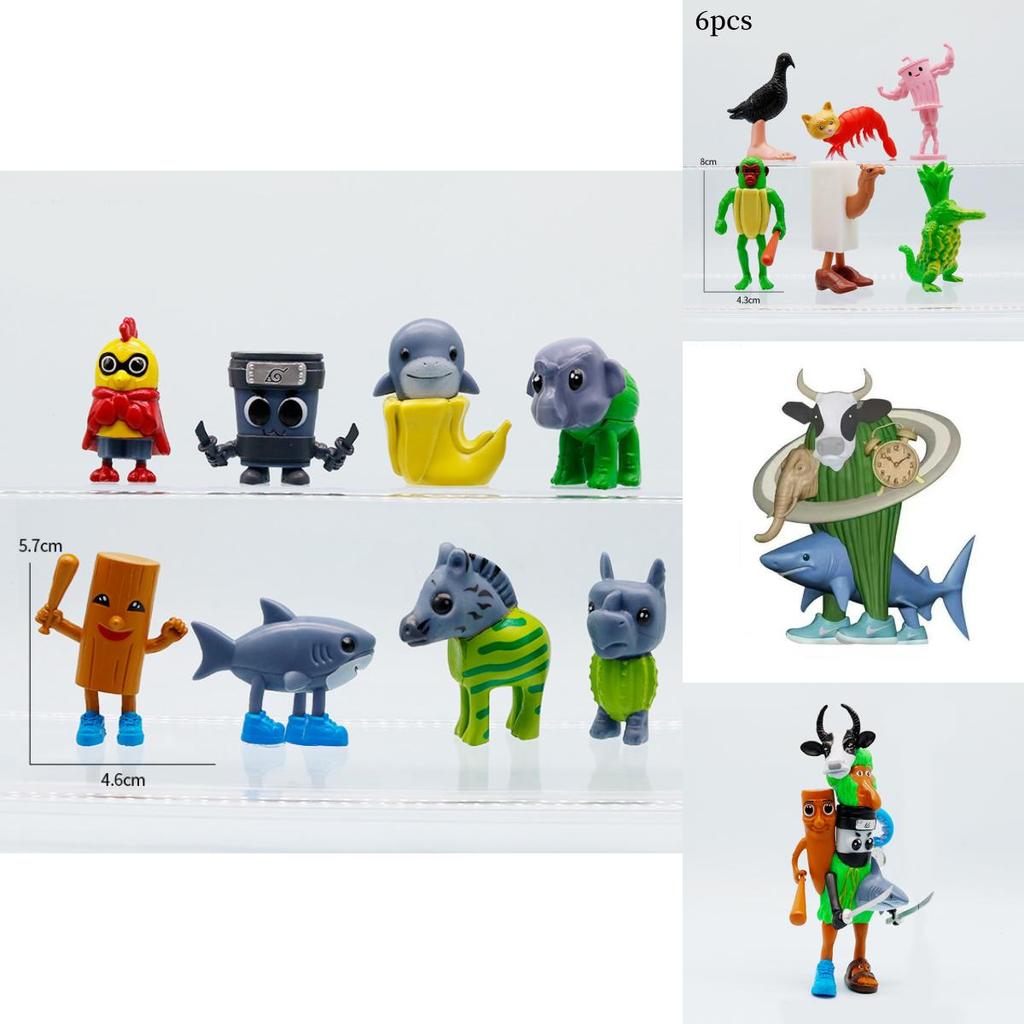 Italian Brainrot Al Pvc Mythical Creatures Figure Set With Collectible Design For Fantasy Enthusiasts