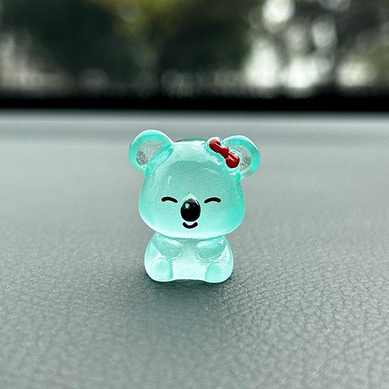 1 шт. красочные светящиеся коалы микро ландшафтные аксессуары уличный миниатюрный декор светящийся в темноте украшение для сада своими руками фея