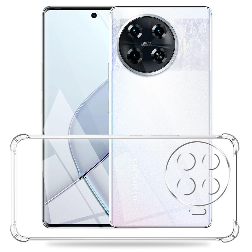 Для Tecno Spark 20 Pro Plus чехол прозрачный ударопрочный силиконовый мягкий чехол TPU для Tecno Spark 20 Pro+ KJ7 Coque на Spark20Pro Funda