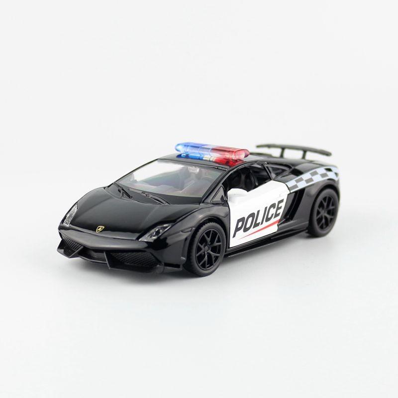 Police Gallardo Car Alloy Model Toy For Play And Enthusiasts Display