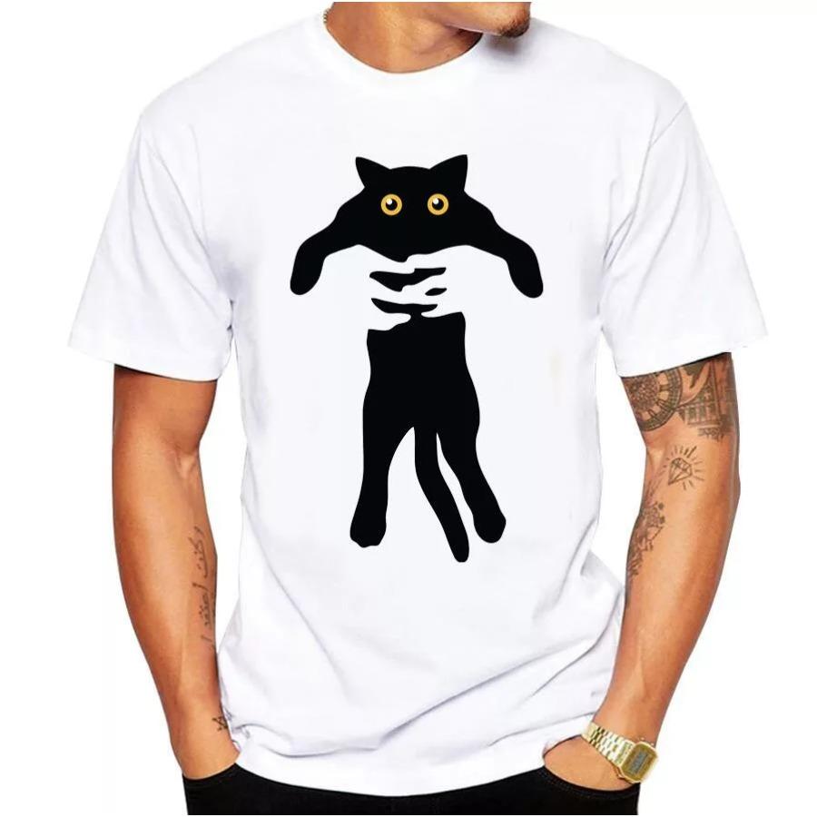 Футболка с забавным принтом в стиле хип-хоп для мужчин и женщин, 100% хлопок, унисекс, летние дышащие топы с круглым вырезом, свободные футболки, мужская одежда