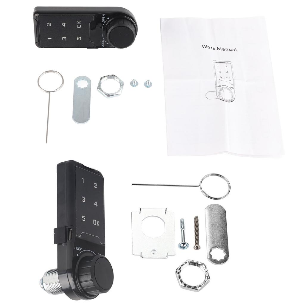 Электрический кодовый замок Сенсорная клавиатура Пароль Ключевой доступ Замок Цифровой электронный шкаф безопасности Кодовый шкафчик Замок с ключом-картой RFID