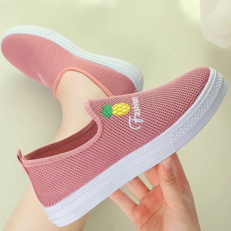 Повседневная сетчатая обувь Fly Woven Mesh Top Дышащие кроссовки для женщин
