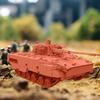 1/72 Бронированные Танковые Модели Транспортных Средств Вращающаяся Крепость Строительные Наборы Гусеничный Черепаший Колесница
