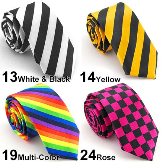 Гладкий галстук с принтом в стиле кэжуал, подарочный узкий клетчатый полосатый леопардовый галстук