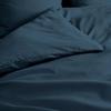 Housse de couette 220 x 240 cm Percale de coton bleu nuit