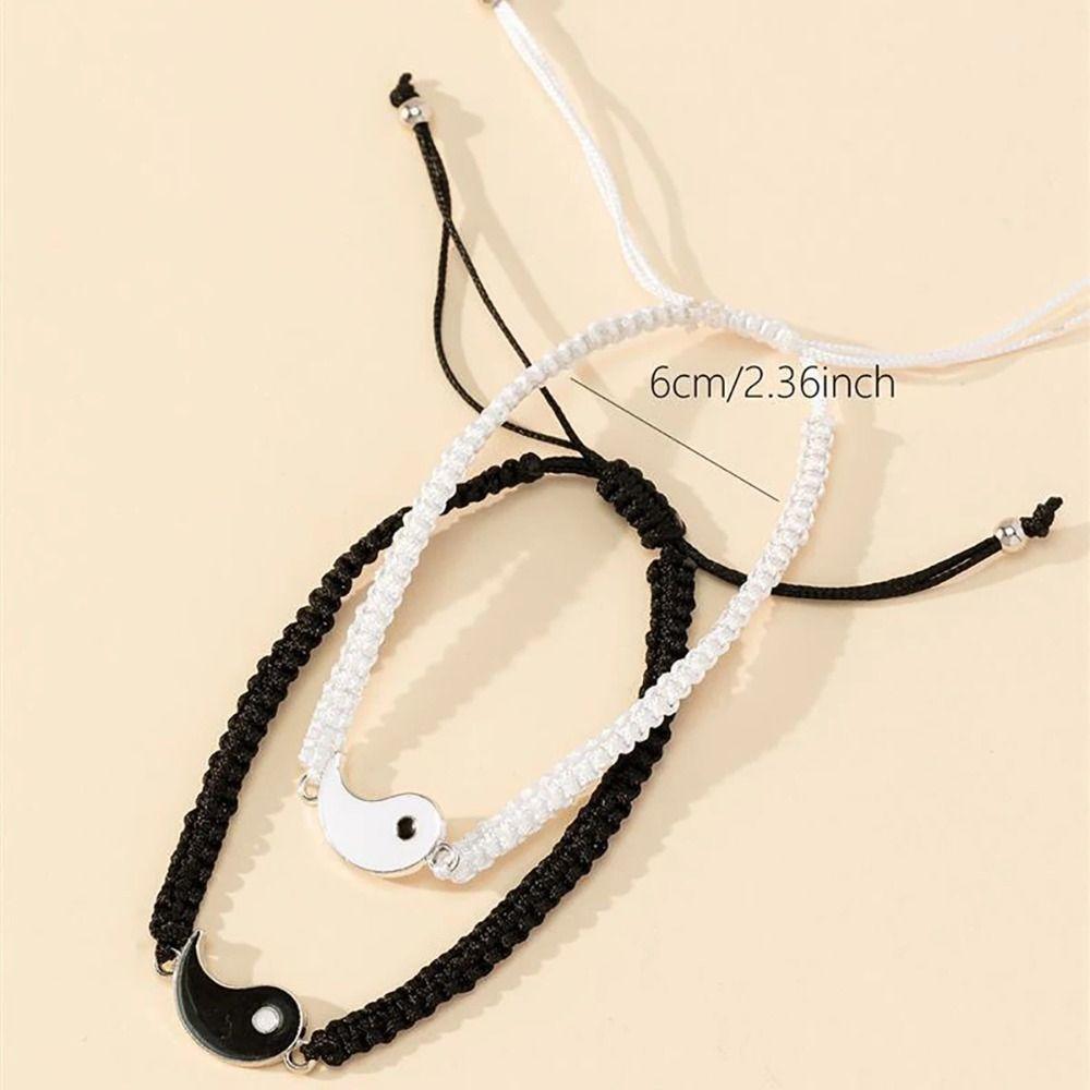 1 пара браслетов Taichi Friend в китайском стиле, браслеты Taichi Bagua Taichi Hand Rope, свадебные браслеты Taichi