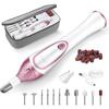 Профессиональный набор для маникюра и педикюра из 36 предметов, набор электрических пилочек для ногтей с 11 насадками для фрезерования ногтей, беспроводная электрическая дрель для ногтей, шлифовальная машинка для ногтей