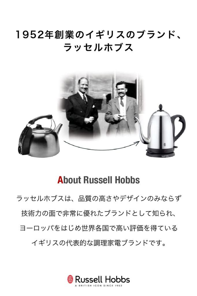 Russell Hobbs Russell Hobbs Electric Mill Salt Pepper Mini Black 3 Month Extended Warranty Set of 2 Present Gift [Official] 7933JP-BK &
