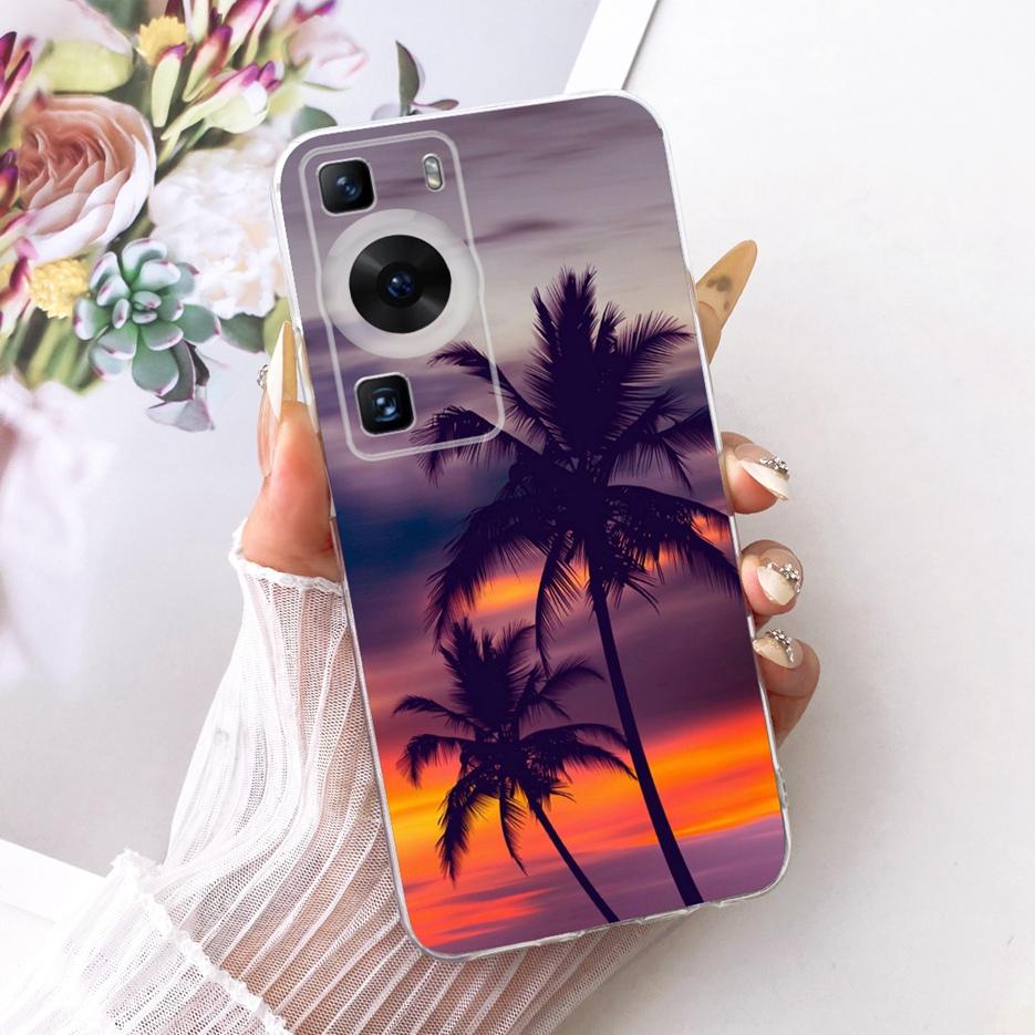 For Huawei P60 Pro Case MNA-AL00 Stylish Flowers Butterfly Painted Cover Soft Slim Phone Case For Huawei P60 Art P 60 Pro Fundas