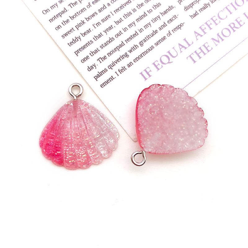 DIY Resin Pendant: Rose Red Lipstick Candy Butterfly Teddy Bear Ice Cream Milk Bottle Charm