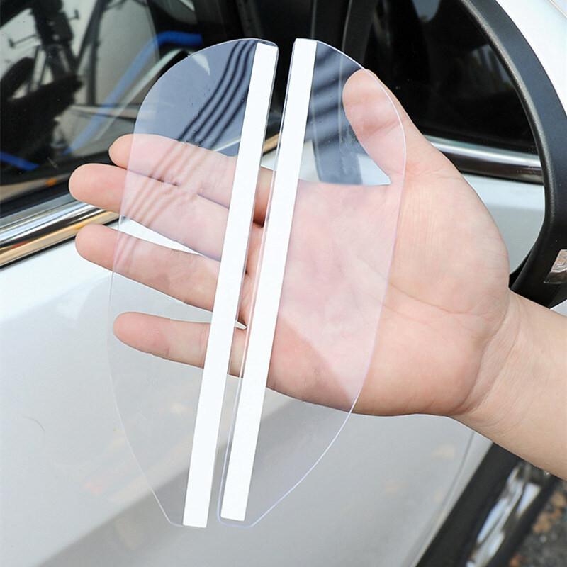 VMAD6 PVC Material Side View Mirror Rain-Shield Visor Windproof Rain Resistance Sun Blocker Driving Safety Gadgets For Skoda Octavia