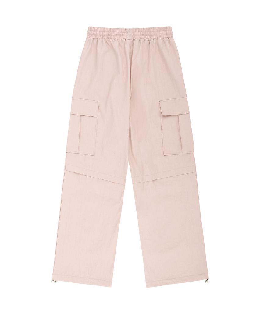 RAW LAB Utility Convertible Cargo Pants - Light Pink