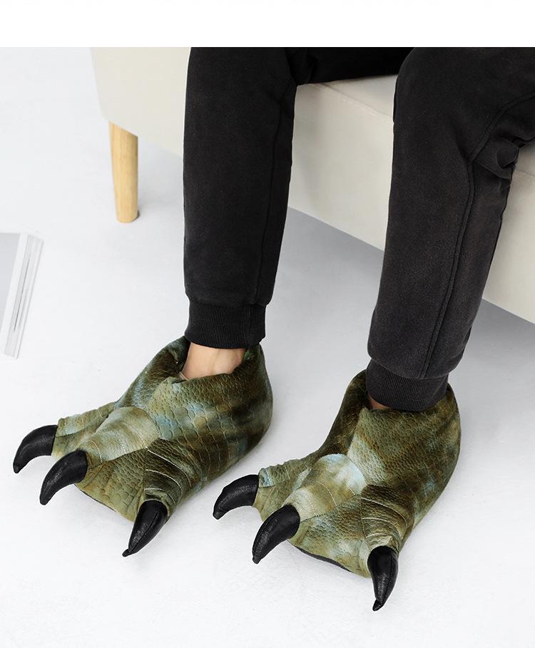 Уютные осенне-зимние плюшевые тапочки в виде животных - Супермягкий флис, Толстые и теплые