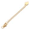 10pcs Stainless Steel Extension Chains Extended Tail Chains Lobster Clasps Connectors DIY Jewelry Making Findings Bracelet