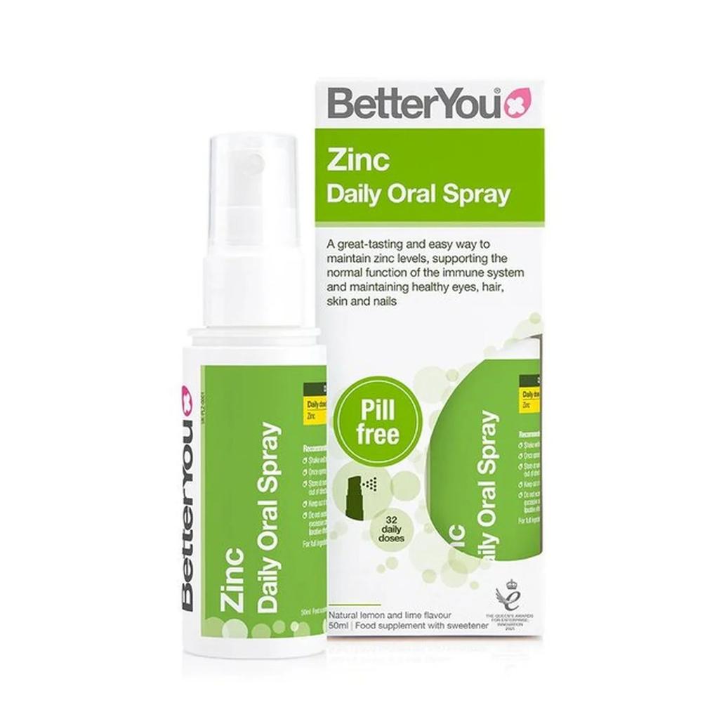Zinc Daily Oral Spray, Natural Lemon & Lime - 50 ml.