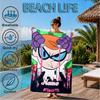 Custom Name Friendship Adventures OddParents Beach Towel Microfiber Beach Towel, Lightweight and Quick-Dry, for Summer Travel, Swimming Pool Gift
