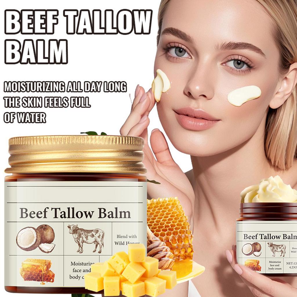 Крем с медом и говяжьим жиром 120 г Увлажняющий крем для лица Увлажняющий и увлажняющий крем для смягчения кожи