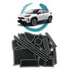 Ruiya и Новый Toyota Yaris Cross 2024 Резиновые Внутренние Резиновые Yaris Cross Yaris Cross Внутренний Карман 17 Шумоподавление Индивидуальные Детали [Для 2024.1 и позже] Нескользящие