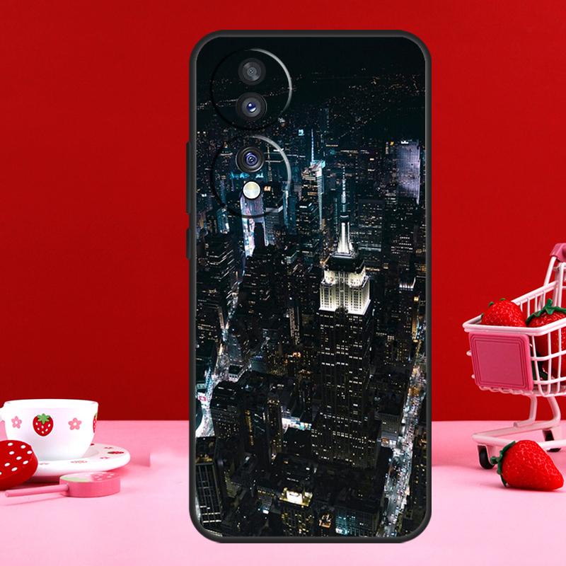 New York City Case For Honor 90 Lite 70 50 Magic 6 Pro 5 Lite X6 X7 X8 X9 X6a X7a X8a X9a X9b X8b Cover