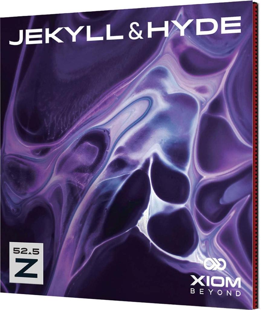 XIOM Jekyll Hyde Table Tennis Red 11151 & Z52.5 Rubber, (RD), 1.9mm,