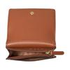 Michael Kors Carson Carson Кошелек женский маленький из кожи с золотой фурнитурой Коричневый
