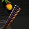 3Pcs Stainless Steel Straws Reusable Metal Drinking Straws With Cleaner Brush Set Eco Friendly Straws for Cocktail Bar Accessory