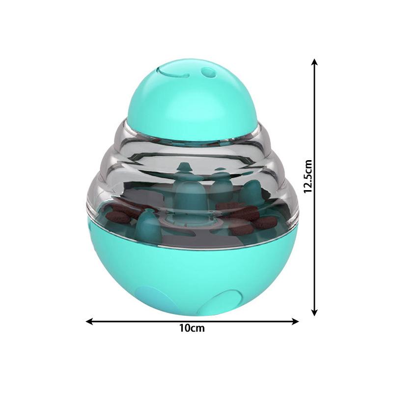 Игрушка для домашних животных Tumbler Wobble Товары для домашних животных для собак и кошек Устойчивая к укусам катящаяся головоломка с мячом Игрушка для домашних животных для собак Медленная кормушка Текучая еда Интерактивные аксессуары
