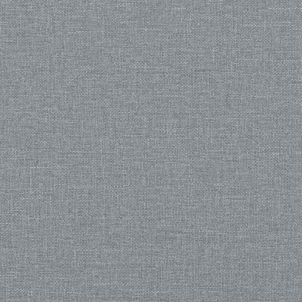 Bolster Cushions 2 pcs Light Grey Ø 25 x 70 cm Fabric