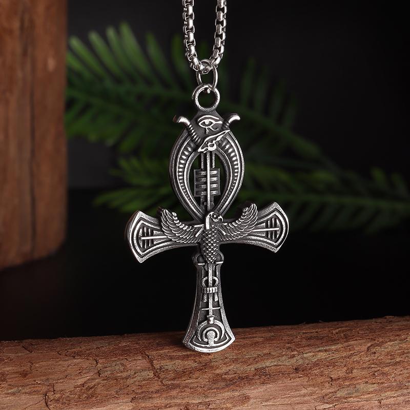 Stainless Steel Celtic Trinity Pendant Witchcraft Knot Necklace Men Women Lucky Celtic Knot Amulet Jewelry