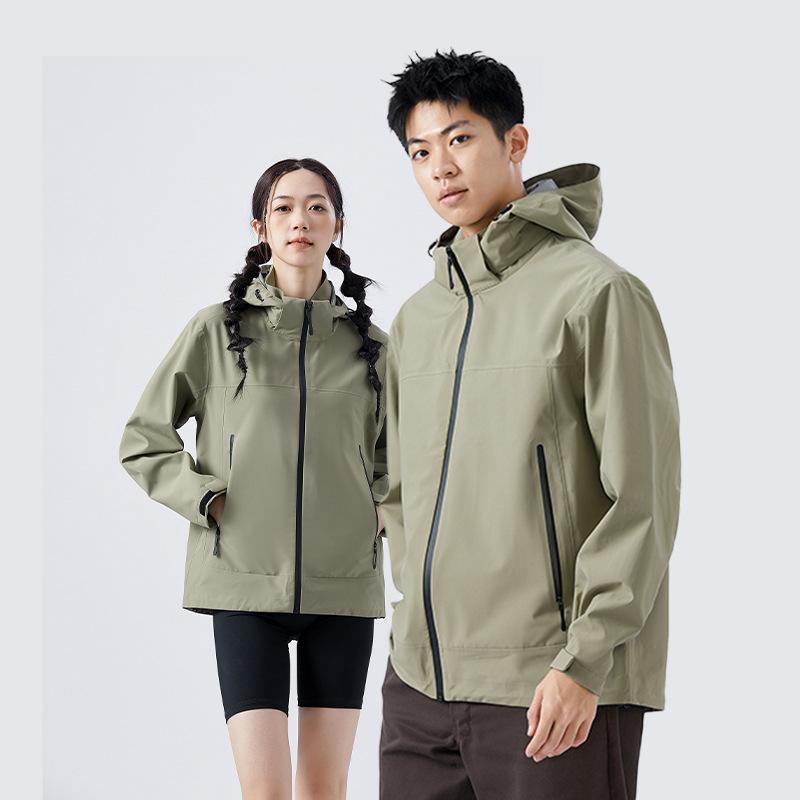 Однослойная куртка женская трехзащитная мужская для активного отдыха, альпинизма, легкая куртка
