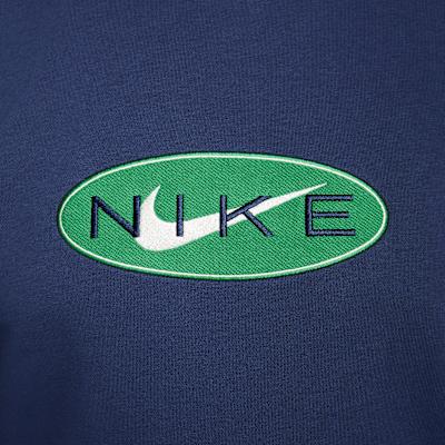 Men's Nike Sweatshirts Men's Blue Crew Neck Moderate Other