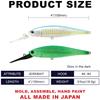 Lucky Craft USA Pointer Приманка для морской рыбалки Минноу Super Glow OB Sexy 100DD-S - (653 Корюшка)
