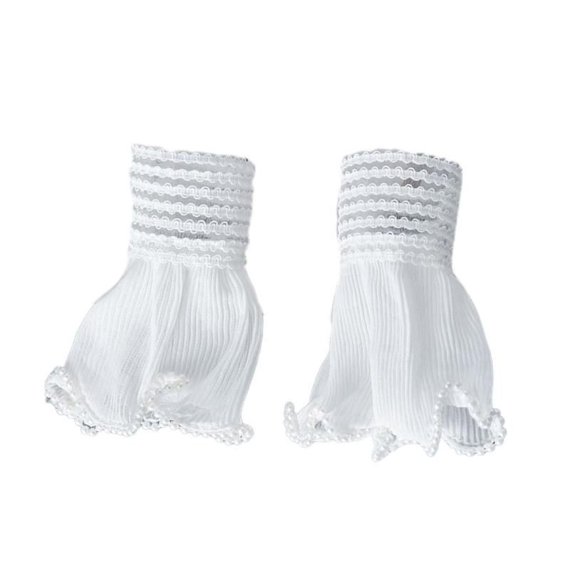 Фея наручные манжеты для рубашек Свитер Кружева с накладными рукавами Орнамент Расклешенные оборками Расклешенные рукава Накладные манжеты на запястьях